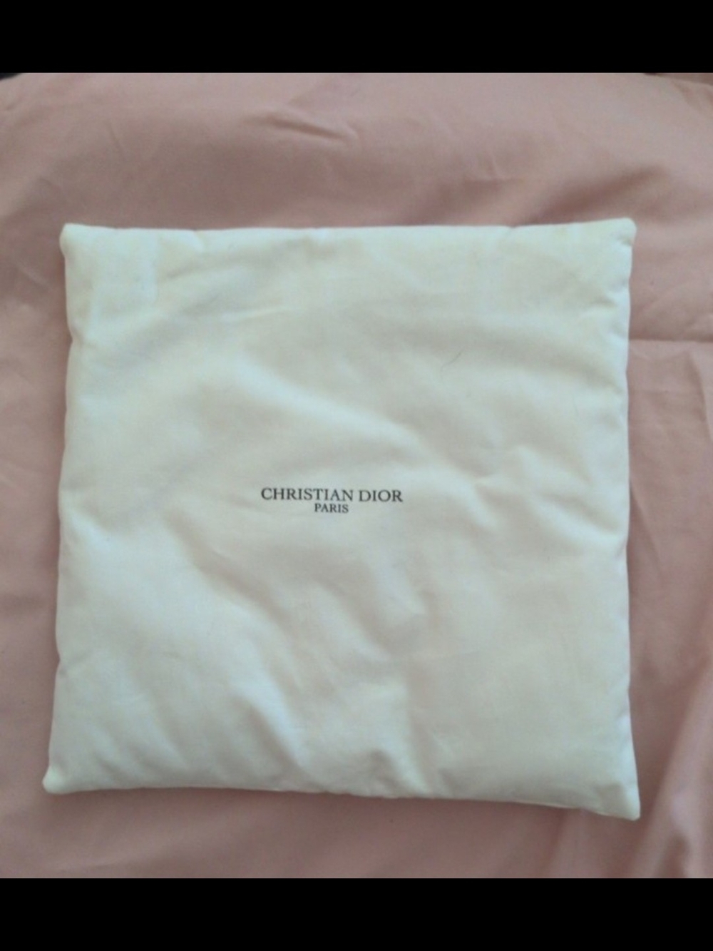 Dior White Signature Decorative Pillow Cover